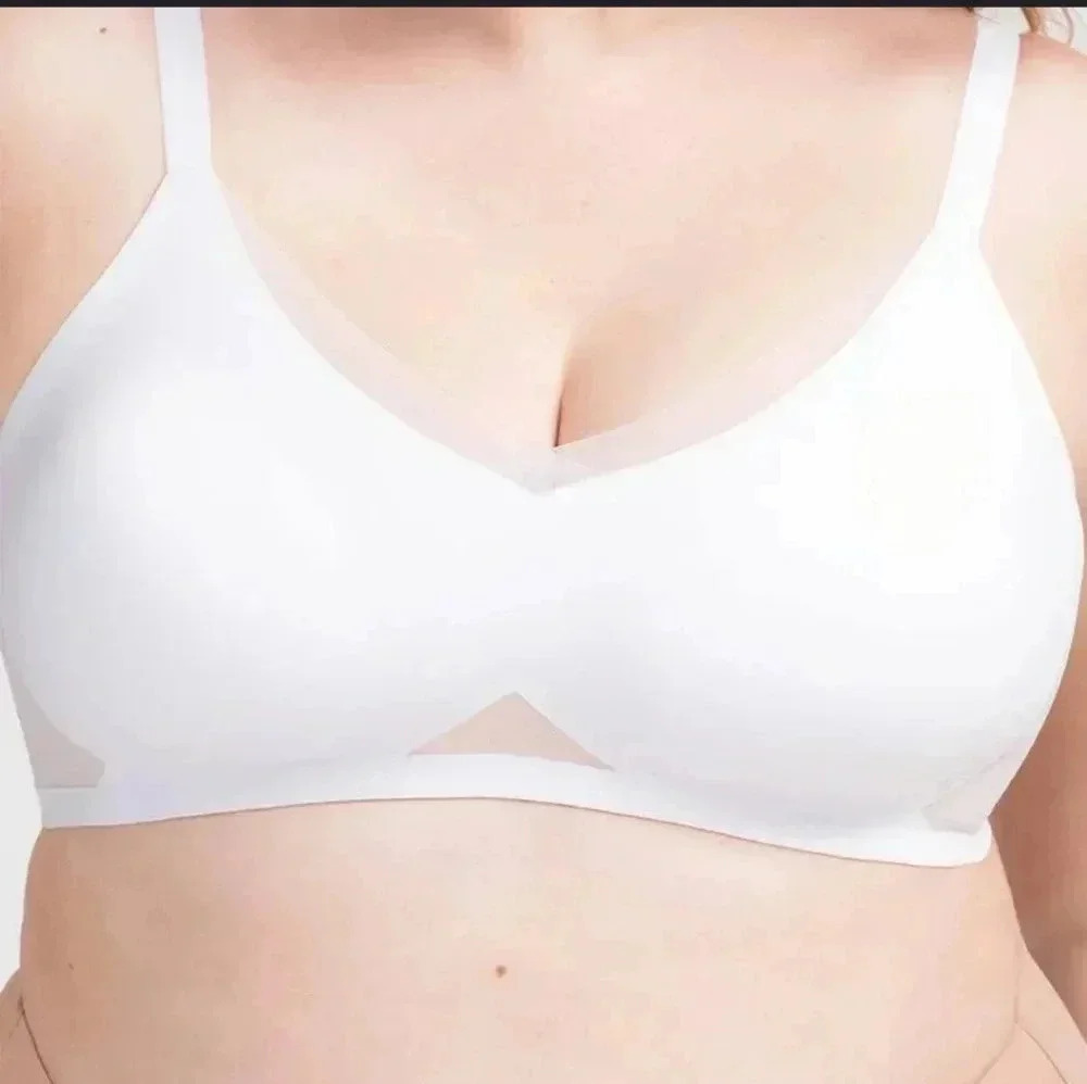 HONEYLOVE CROSSOVER WIRELESS BRA White